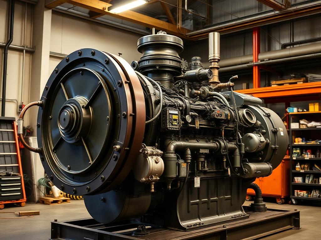 Reparație Motor Diesel Marin 12MW