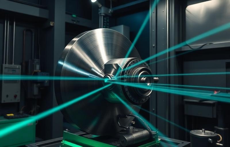 Mașină de echilibrare rotor cu laser